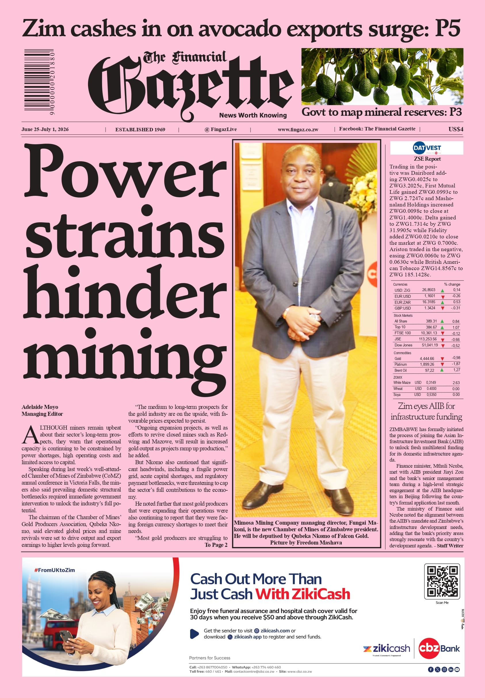 Thursday 25 June 2026